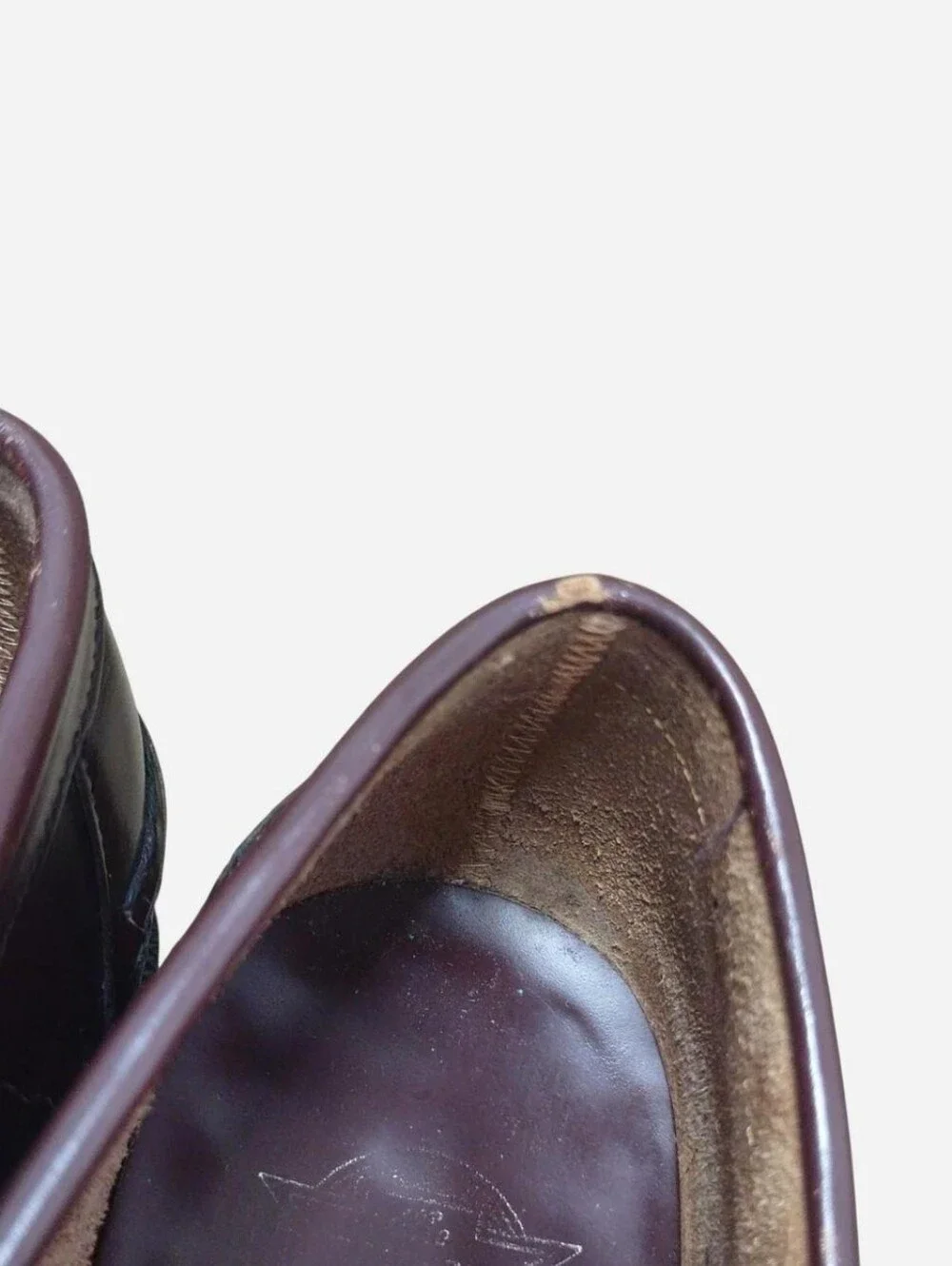 VTG Florsheim Classic Men’s Penny Loafers in Burgundy Size 8E All Leather